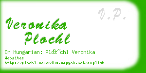 veronika plochl business card